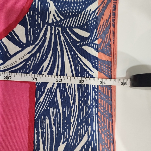 NWOT Rare 2024 Pink Saut Hermès Cavalier en Formes Silk Scarf 90 - Picture 6 of 15